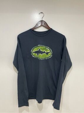 Vintage Dogfish Head Brewing Ringspun Combed Cotton Long Sleeve Shirt Small